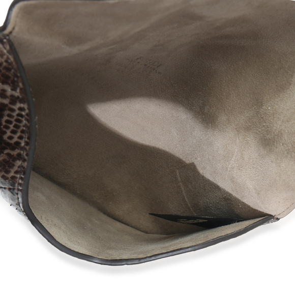 Fendi Multicolor Python FF Small Busta Pouch - Picture 6 of 8